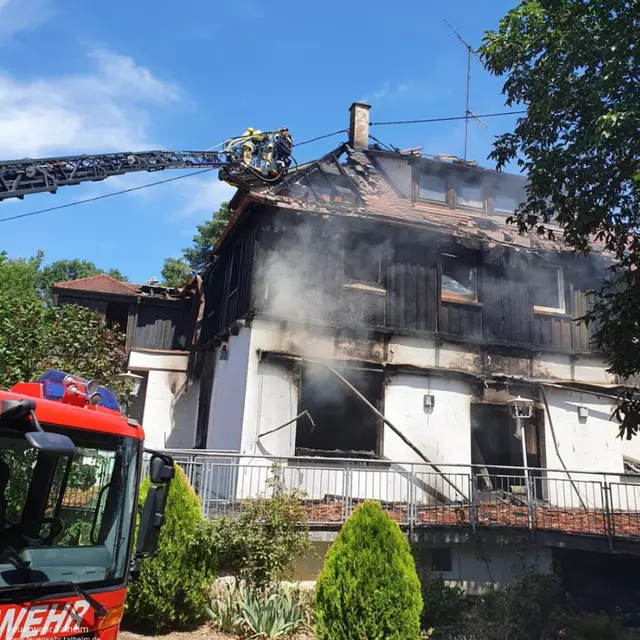 Gaststättenbetrieb wurde Opfer der Flammen