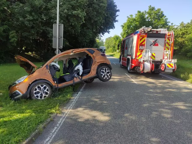 Verkehrsunfall mit einem Schwerverletzten